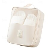 abordables almacenamiento de equipaje y viajes-Bolsa de viaje para guardar zapatos, organizador de zapatos portátil a prueba de polvo y engrosado de 3 capas, práctico estuche de viaje.