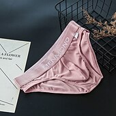abordables Bóxer de hombre-Hombre 1 pc Bragas básicas Slip Retazos Poliéster Transpirable Suave Cómodo Refranes y citas Tiro Medio Negro Blanco