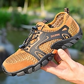 baratos Ténis para Homem-calçados masculinos para caminhadas ao ar livre, malha respirável com sola durável, calçados confortáveis para trilhas