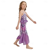 cheap Girls&#039; Costumes-The Little Mermaid Little Mermaid Princess Mermaid Dress Theme Party Costume Cosplay Movie Cosplay for Girls&#039; Kid&#039;s Carnival Masquerade Party Holiday