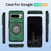 abordables Otras carcasas-teléfono Funda Para Google Pixel 8 Pro Pixel 8 Pixel 7 Pixel 7 Pro Funda Trasera con Soporte Antigolpes Retro TPU ordenador personal