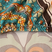 billiga Futon soffa-jacquardtyg armlös bäddsoffa överdrag soffa nyår dekor överdrag stretchskydd elastiskt bänkskydd
