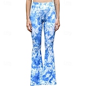 cheap Bottoms-Retro Vintage 1960s Hippie Long Length Dude Funk Bell Bottom Pants Hippie Disco Printing Fit &amp; Flare Women&#039;s Carnival Costume Carnival Daily Wear Pride Parade Pride Month Adults&#039; Pants Spring &amp; Summer