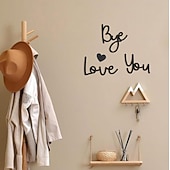 abordables Autocollants muraux-Panneau d'amour au-dessus de la décoration de la porte, panneau décoratif en bois pour porte, maison, fenêtres et murs, cadeau de Noël, de Saint-Valentin, de mariage, de Thanksgiving