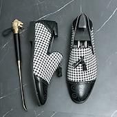 cheap Loafers-Men's Prom Shoes - Blue Textured Velvet Slip-On Loafers for Bold and Fashion-Forward Formal Wear