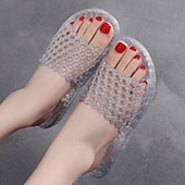 billige Hjem Tøfler-Krystall Slippers Kvinner Hjem Ikke Glatt Luktfri Tyk Kvalitet Holdbar Dusj Slippers Rett Drag Kvinner