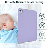 abordables Housses et coques pour iPad-Tablette Etuis coque Pour Apple iPad Air 11&quot;(2024) iPad Air 13&quot;(2024) iPad Pro 11&quot;(2024) iPad Pro 13&quot;(2024) iPad 10e 10,9&quot; iPad Air 5e 4e 10,9&quot; iPad 9e, 8e, 7e génération 10,2 pouces iPad Air 3e