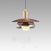 tanie Światła wiszące-22 cm Pojedynczy projekt Lampy widzące Metal Szkło Malowane wykończenia Nowoczesny 110-120V 220-240V