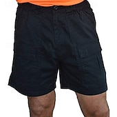 economico Classico-Per uomo Pantaloncini cargo Shorts Bermuda Elastico in vita Multi-tasche Gamba Dritta Semplice Traspirante Indossabile Lunghezza al ginocchio All&#039;aperto Casuale Campeggio &amp; Escursionismo Moda
