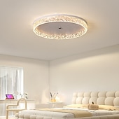 Недорогие Потолочные светильники с диммером-50 cm Диммируемая Потолочные лампы Металл Акрил Современное Северный стиль 220-240Вольт