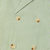 abordables Costumes décontractés-Costumes de mariage pour hommes en seersucker d&#039;été vert pomme champagne coloré uni coupe standard 2 pièces simple boutonnage deux boutons