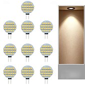abordables Ampoules LED double broche-10 pcs ampoules LED bi-broches 250 lm g4 t 24 perles LED smd 2835 blanc chaud blanc dc12 v éclairage de salon source de lumière ampoule