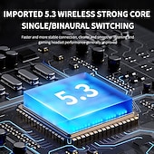 abordables Écouteurs Bluetooth sans fil-Casque True Wireless MD38 Écouteurs TWS In Ear Bluetooth 5.3 Annulation de Bruit pour Apple Samsung Huawei Xiaomi MI Sommeil Voyage Divertissement
