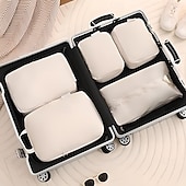 economico deposito bagagli e viaggi-set di cubi di compressione per l&#039;imballaggio di bagagli da viaggio e salvaspazio per l&#039;organizzazione di vestiti, scarpe, biancheria intima e accessori