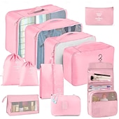 cheap Luggage &amp; Travel Storage-Compression Packing Cubes Set for Travel, Luggage Storage and Organizer, Folding Toiletry and Clothes Organizer