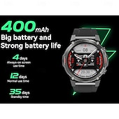お買い得  スマートウォッチ-696 DM51 スマートウォッチ 1.43 インチ スマート·ウォッチ ブルートゥース ECG + PPG 歩数計 着信通知 と互換性があります Android iOS 女性 男性 ハンドフリーコール メッセージ受信通知 IP 67 51mmウォッチケース