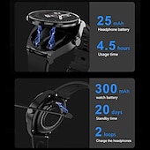 お買い得  スマートウォッチ-696 N15 スマートウォッチ 1.53 インチ スマート·ウォッチ ブルートゥース ECG + PPG 歩数計 着信通知 と互換性があります Android iOS 女性 男性 ハンドフリーコール メッセージ受信通知 IP 67 51mmウォッチケース