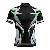 abordables Maillots pour hommes-Homme Maillot Velo Cyclisme Manche Courte Cyclisme Tee-shirt Maillot avec 3 poches arrière VTT Vélo tout terrain Respirable Séchage rapide Conception anatomique Mèche Rouge Bleu Bleu Ciel Des sports