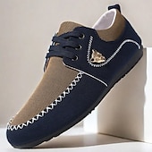cheap Men&#039;s Sneakers-Men&#039;s Navy Blue Nylon Casual Shoes with Textured Fabric and Lace Detailing - Ideal for Everyday Comfort