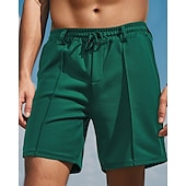 abordables Pantalones cortos de sudor-Hombre Pantalones cortos de sudor Pantalón corto Pantalones cortos de verano Pantalones cortos de playa Bolsillo Correa Cintura elástica Plano Comodidad Transpirable Corto Exterior Deportes Clásico