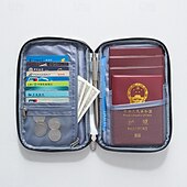 economico deposito bagagli e viaggi-Portapassaporto anti-RFID per viaggi, organizer impermeabile per documenti da viaggio, custodia antifurto per passaporti, portafoglio da viaggio per documenti e carte