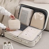 cheap Luggage &amp; Travel Storage-Compression Packing Cubes for Travel, Luggage &amp; Backpack Organizer Set, Space Saver Storage Bags for Clothes, Shoes, Toiletries, Makeup &amp; Digital Accessories