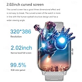 Χαμηλού Κόστους Smartwatch-696 F12 Έξυπνο Ρολόι Φυσικής Κατάστασης Tracker ECG PPG Bluetooth Υπενθύμιση Κλήσεων Android iOS IP67 38mm 2.02