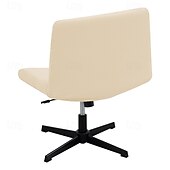 billiga Stolsöverdrag-armlös stol överdrag 100 % vattentät armlös kontorsbord stolsöverdrag stickad jacquard modern fåfänga stolsöverdrag bred sits korsad stolsöverdrag mitt bak accent stolöverdrag