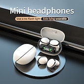 economico Cuffie TWS wireless-Cuffia Bluetooth Mini Wireless Ultra Piccola Dimensione Arachidi Invisibile In-Ear Impermeabile per Running Riduzione del Rumore