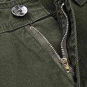 economico Pantaloni cargo-Per uomo Pantaloni Cargo Pantaloni da Lavoro Pantaloni da escursionismo Multi-tasche Gamba Dritta Semplice Traspirante Indossabile Lunghezza intera All&#039;aperto Quotidiano Campeggio &amp; Escursionismo