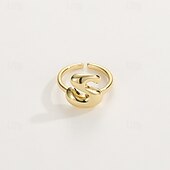 economico I regali-anello con lettera personalizzata, regalo per la mamma, anello con alfabeto regolabile placcato oro 18k, finitura liscia, anello iniziale a fascia aperta, gioielli eleganti per le donne