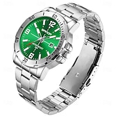 cheap Quartz Watches-SANDA 3265 Men&#039;s Quartz Watch Simple and Fashionable Large Dial Night Light Waterproof Band Calendar Wristwatch