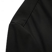 billiga Herrarnas Elite Ytterkläder-Herr Lättviktsjacka Träning Utomhus Vindtät Dragkedja Ficka Vår Höst Ensfärgat Elegant Semester Kinakrage Svart Mörkröd Marinblå Kaki Jacka