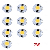 preiswerte Leuchtbirnen-10 Stück COB LED-Lichtchip-Perlen 3 W 5 W 7 W 10 W 220 V LED-Lampen-Chips Licht Smart IC-Treiber passend für DIY LED-Strahler Flutlicht