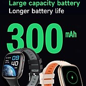 abordables Relojes inteligentes-696 HT31 Reloj inteligente 1.72 pulgada Smartwatch Reloj elegante Bluetooth Podómetro Recordatorio de Llamadas Seguimiento del Sueño Compatible con Android iOS Mujer Hombre Llamadas con Manos Libres