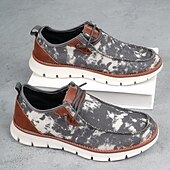baratos Ténis para Homem-tênis masculino moderno slip-on, malha cinza com sola acolchoada, conforto leve para uso diário