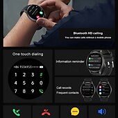 billige Smartklokker-696 ZW60 Smart Watch Fitness Tracker ECG PPG Bluetooth Anropspåminnelse Android iOS IP67 44mm 1,43