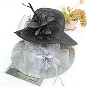 preiswerte Hochzeit Kopfschmuck-Kopfstück Federn Hochzeit Abendgesellschaft Elegant Hochzeit Mit Spitze Kopfschmuck Kopfbedeckung