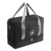 cheap Luggage &amp; Travel Storage-Weekender Bag Travel Duffel Bag with Shoe Compartment, Gym Bag with Wet Dry Separation for Women Men, Large Capacity Handheld Waterproof Travel Bag, Wet-Dry Separation for Beach and Gym