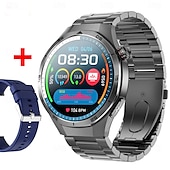 abordables Relojes inteligentes-696 ET456 Reloj inteligente 1.56 pulgada Smartwatch Reloj elegante Bluetooth ECG + PPG Podómetro Recordatorio de Llamadas Compatible con Android iOS Hombre Llamadas con Manos Libres Recordatorio de