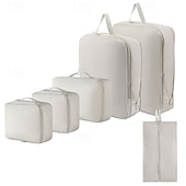 cheap Luggage &amp; Travel Storage-Compression Packing Cubes Set for Travel Luggage Storage and Organizer Space Savers, Digital, Toiletry, Makeup, Clothes, Shoes, Travel Bags