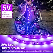 Χαμηλού Κόστους LED Φωτολωρίδες-led strip lights 0,5m 1m 2m 2,5m 3m 4m 5m strips string lights 30/60/120/150/180/240/300 leds 1pc 5 v usb outdoor high density led led strips led
