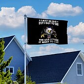 ieftine Steaguri de grădină, banner-Decoruri interioare/exterioare cu gauri de ziua independenței de 4 iulie steag patriotic decorațiuni pentru curtea casei americane banner de vacanță