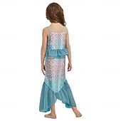cheap Girls&#039; Costumes-The Little Mermaid Little Mermaid Princess Mermaid Dress Theme Party Costume Cosplay Movie Cosplay for Girls&#039; Kid&#039;s Carnival Masquerade Party Holiday