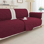 abordables Housse de canapé-Housse de canapé imperméable pour coussin de canapé, housse de protection de meubles résistante à l&#039;eau avec bâtons en mousse et sangles élastiques pour animaux de compagnie et chats