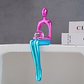 お買い得  彫像-樹脂製の抽象的な読書用フィギュア、フェイク翡翠石の現代アート彫刻、ダイニングルーム、パーティー、卓上装飾用のホームデコレーション