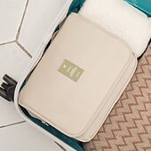 cheap Luggage &amp; Travel Storage-Portable Travel Toiletry Bag, Large Capacity Hanging Makeup Organizer, Handheld Storage Pouch for Travel