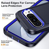 levne Ostatní pouzdra-telefon Carcasă Pro Google Pixel 9 Pro Pixel 9 Pro XL Pixel 9 Zadní kryt Nárazuvzdorné Retro TPU PC