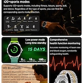 economico Braccialetti intelligenti-696 TN88 Orologio intelligente 1.43 pollice Intelligente Bracciale Bluetooth Pedometro Avviso di chiamata Monitoraggio del sonno Compatibile con Android iOS Da donna Da uomo Chiamate in vivavoce