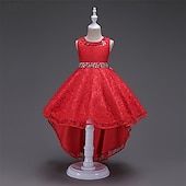 Дети Девочки Платье для вечеринки Сплошной цвет Без рукавов Выступление День рождения Красивый Милая Полиэстер Ассиметричное Платье для вечеринки Платье в стиле 50-х годов Платье A-силуэта Лето 4 Недорогие Платья для вечеринки-Дети Девочки Платье для вечеринки Сплошной цвет Без рукавов Выступление День рождения Красивый Милая Полиэстер Ассиметричное Платье для вечеринки Платье в стиле 50-х годов Платье A-силуэта Лето 4